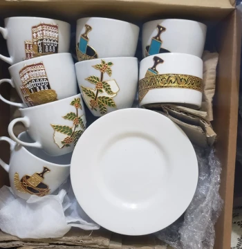 مجموعه فناجين برسوم جميله